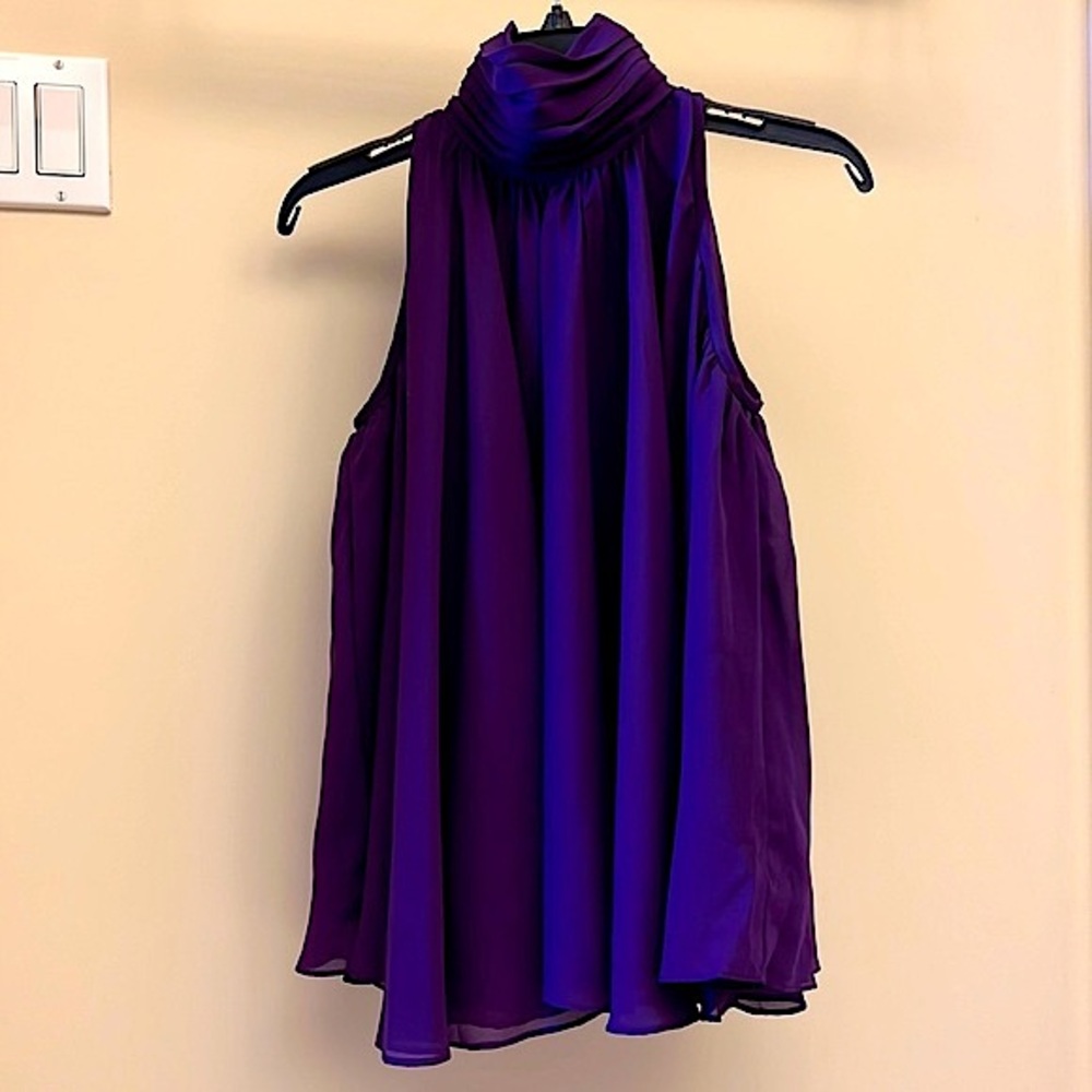 - St. John turtle neck purple Top size XS P